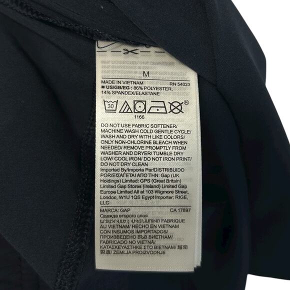 GapFit Recycled Runaround Joggers NWT Women's Sz M True Indigo Minimalist Sporty - Picture 7 of 8